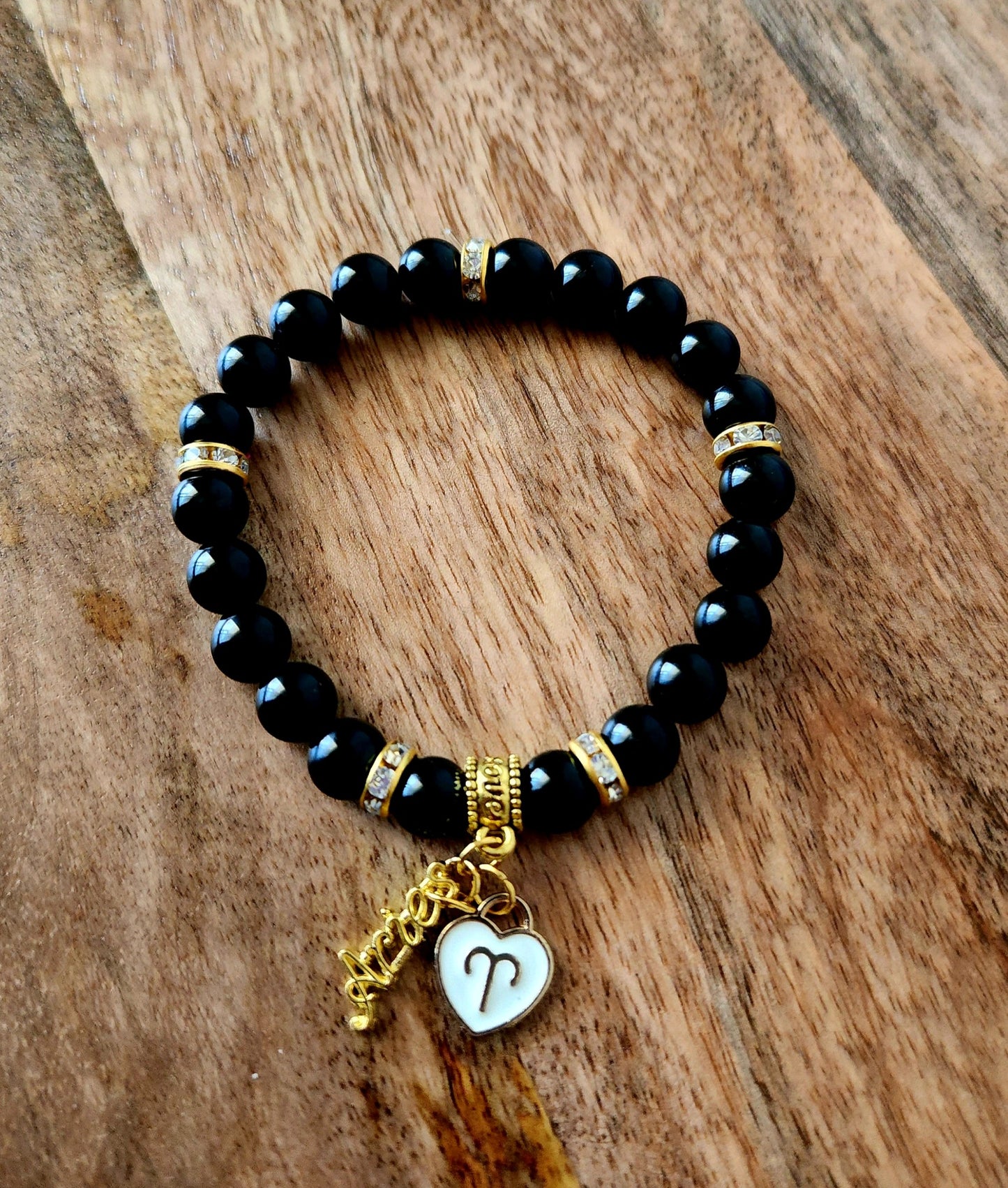 Aries Black Onyx Bracelet