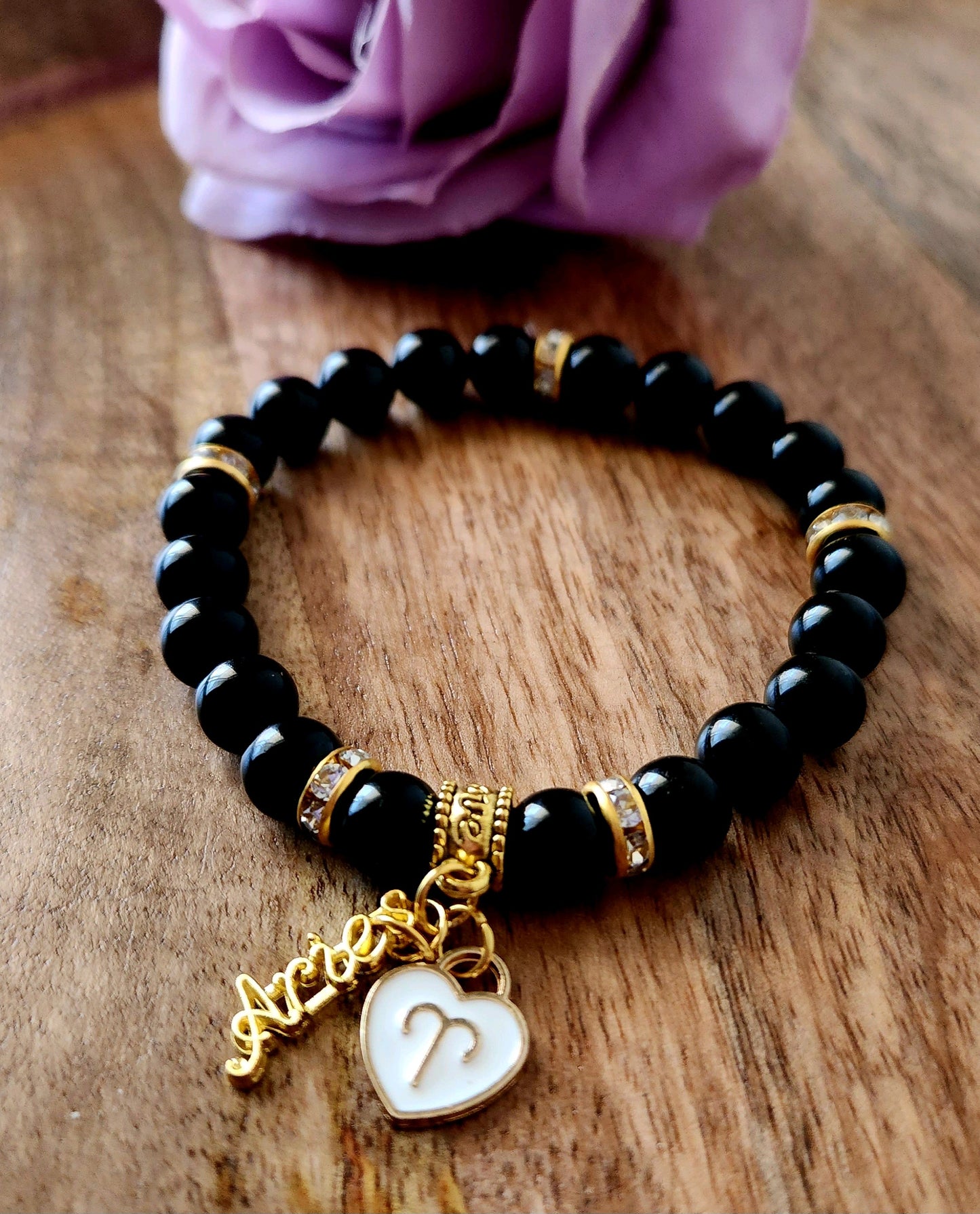 Aries Black Onyx Bracelet