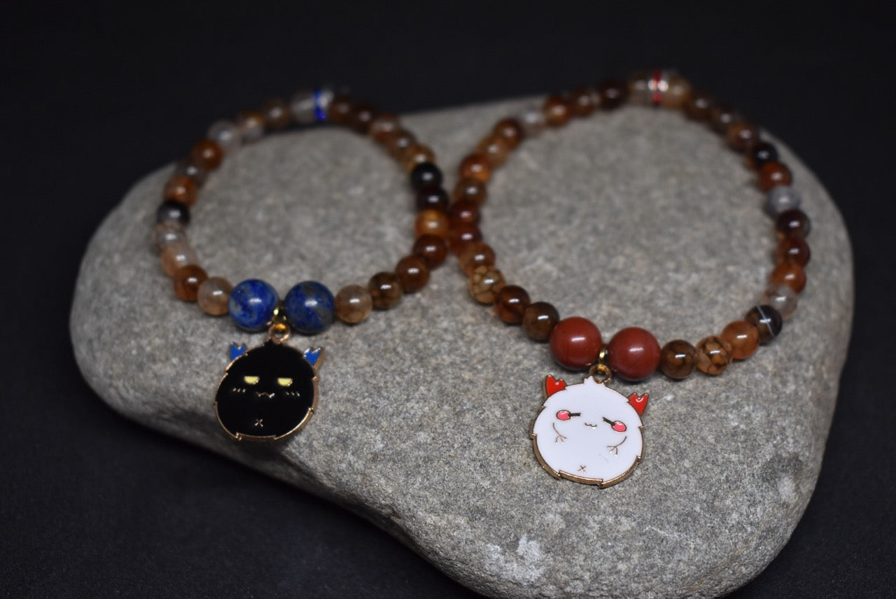 Dragons Collection β Lapis Lazuli, Dragon Veins Agate & Red Jasper