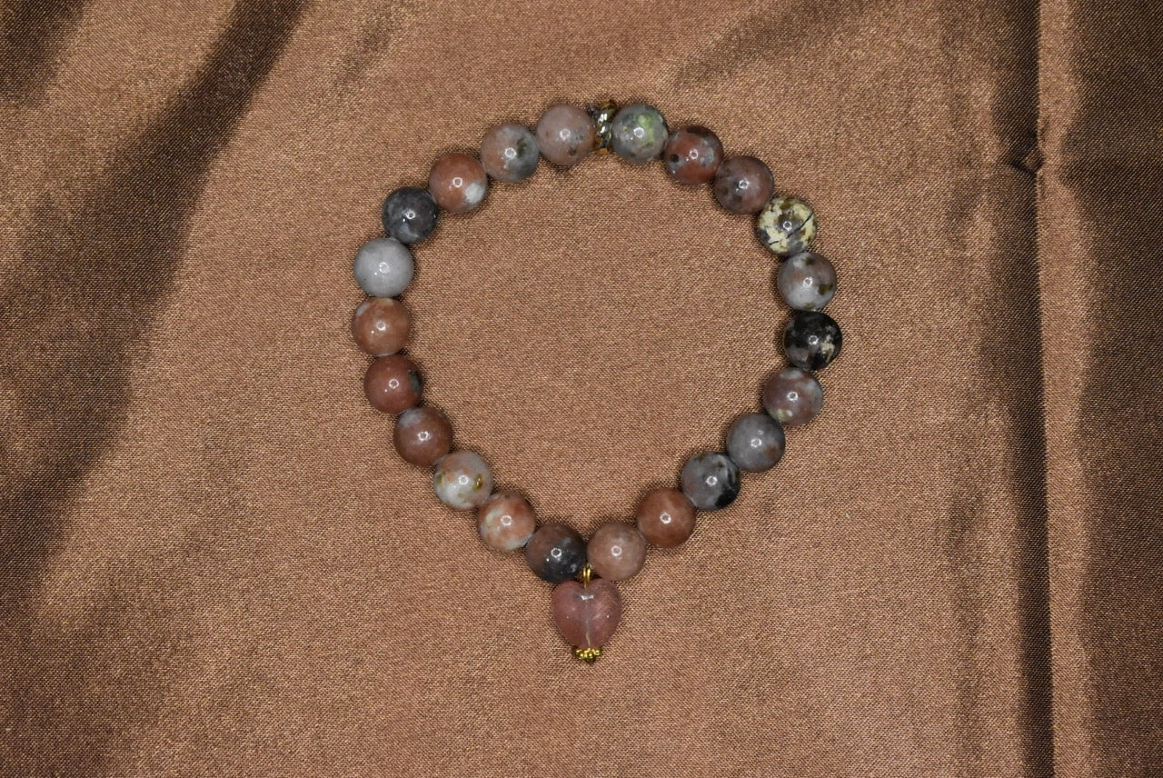 Plum Blossom Jasper Bracelet