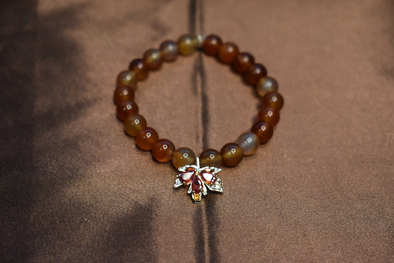 Maple Red Agate Bracelet