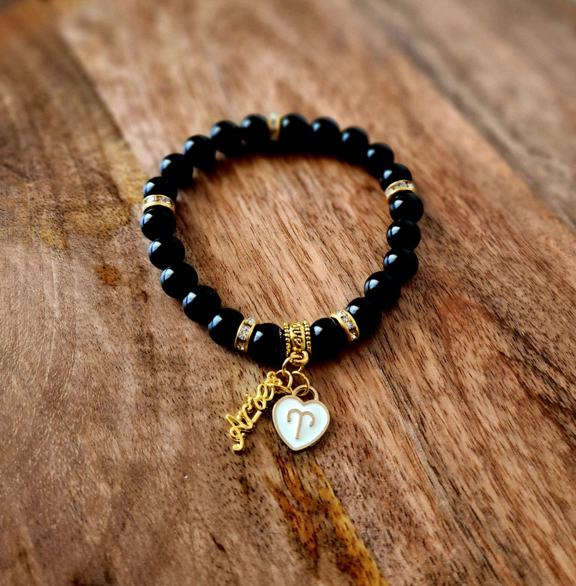 Aries Black Onyx Bracelet