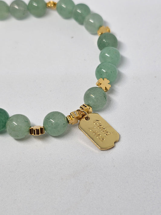 Green Aventurine 'Good luck' Bracelet