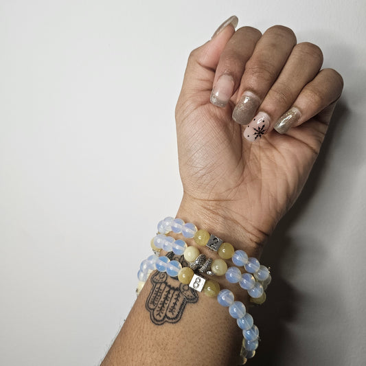 Opal Snake Year Bracelet