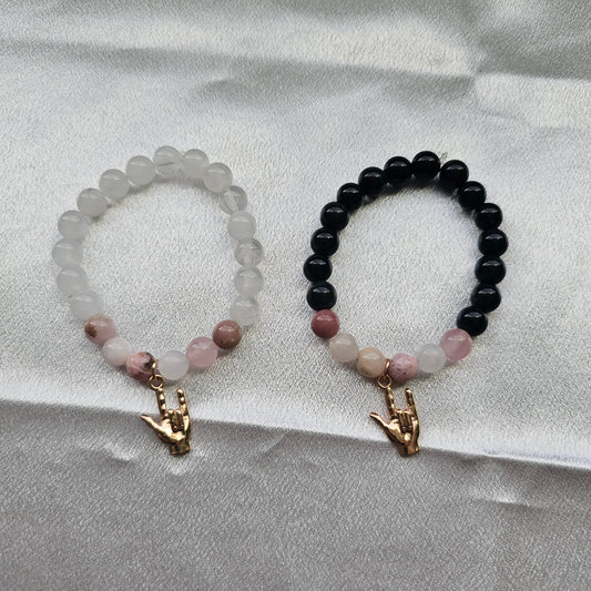 ASL Love bracelet set