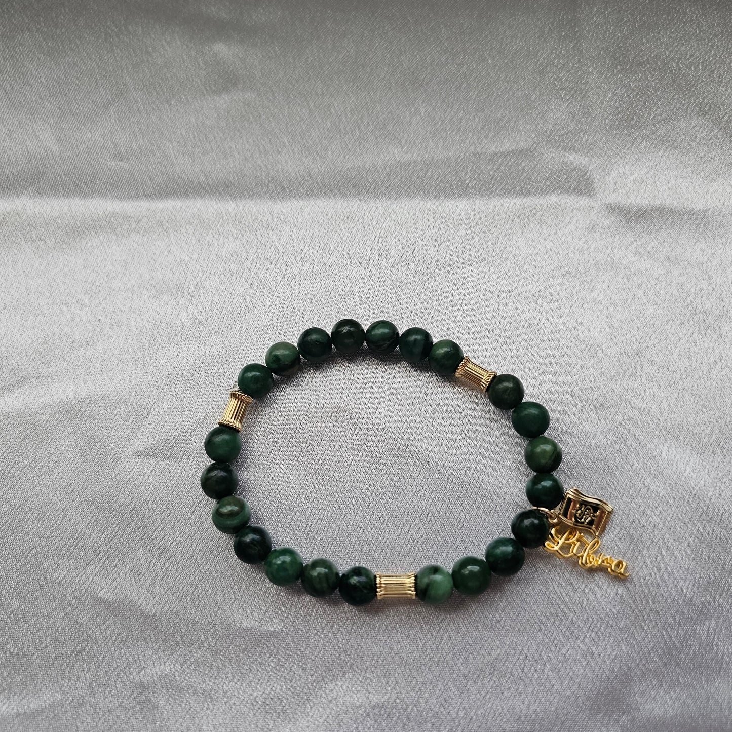 Libra African Jade Bracelet