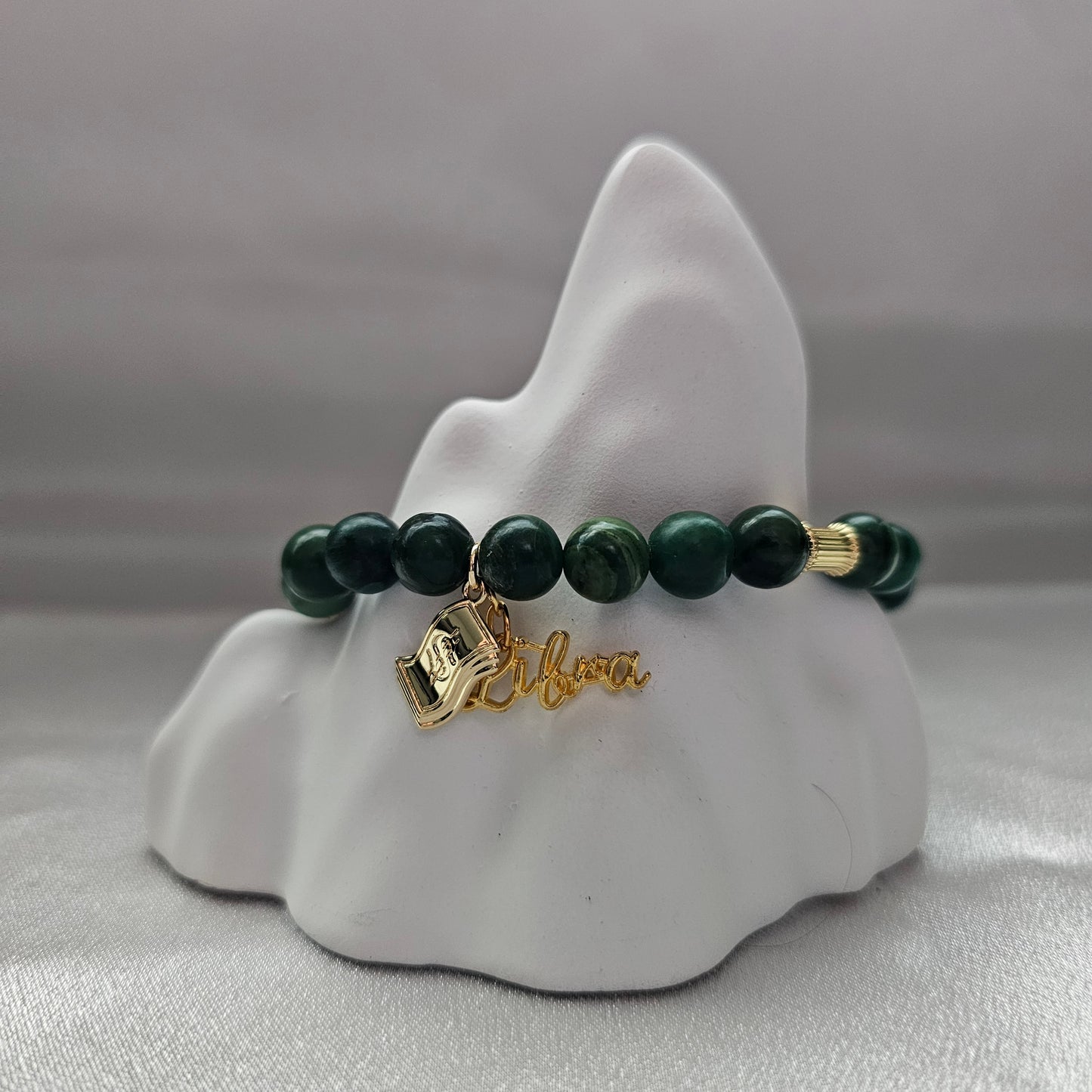 Libra African Jade Bracelet
