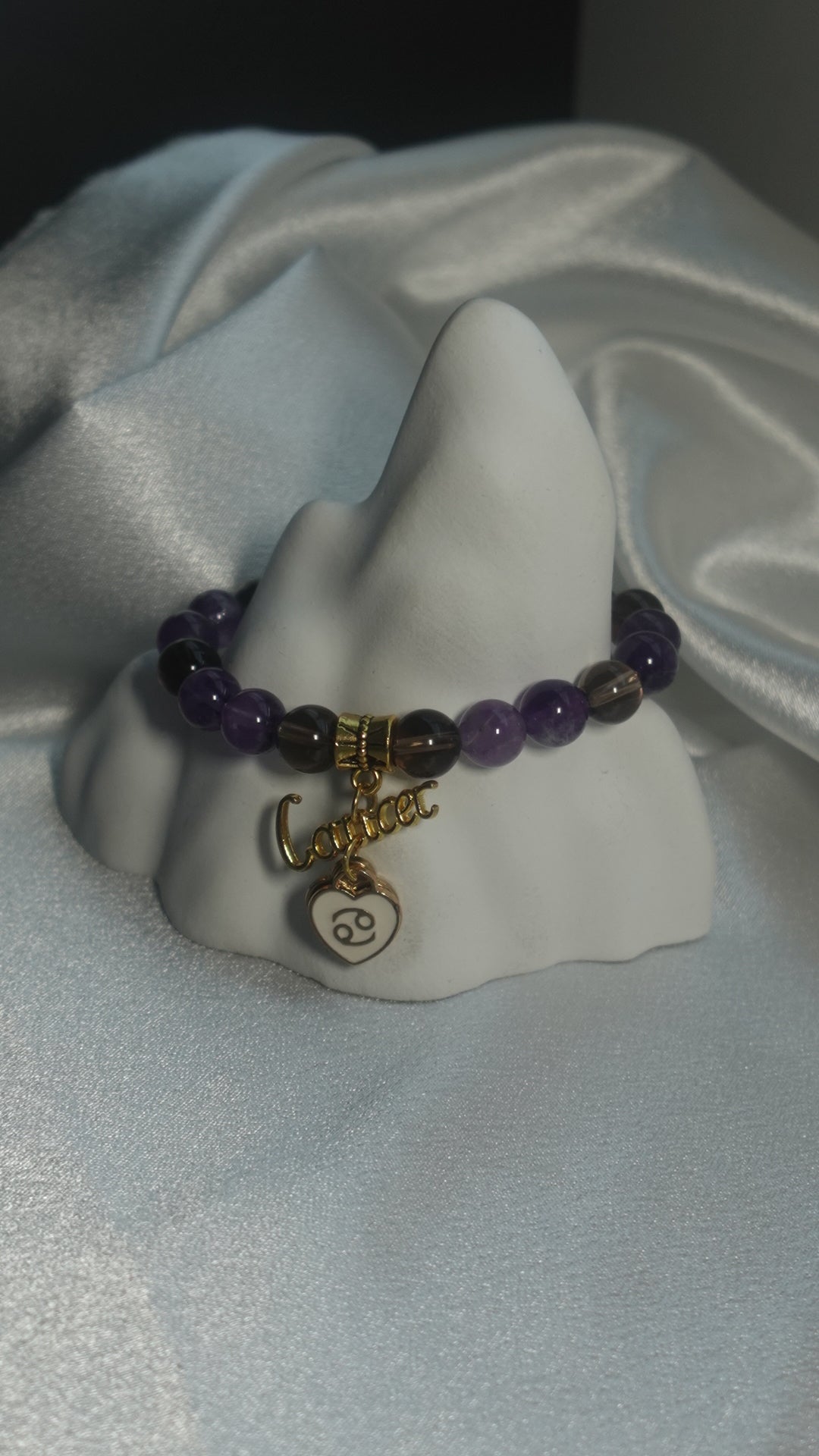 Amethyst Cancer Horoscope Bracelet