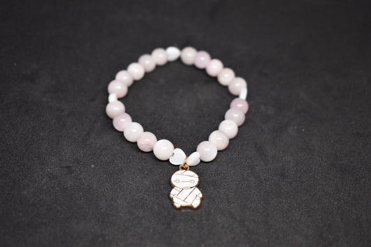 Mangano Calcite and Pearl Mummy Bracelet