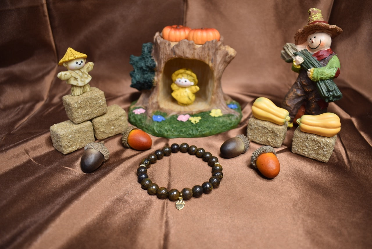 Acorn Bronzite Bracelet