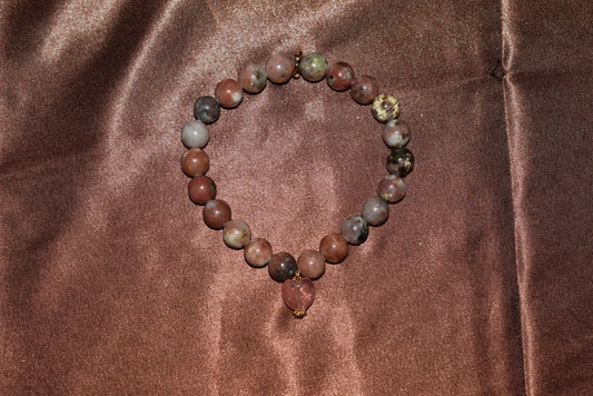 Plum Blossom Jasper Bracelet