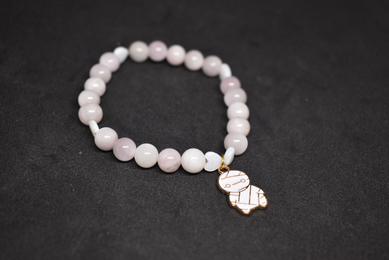 Mangano Calcite and Pearl Mummy Bracelet