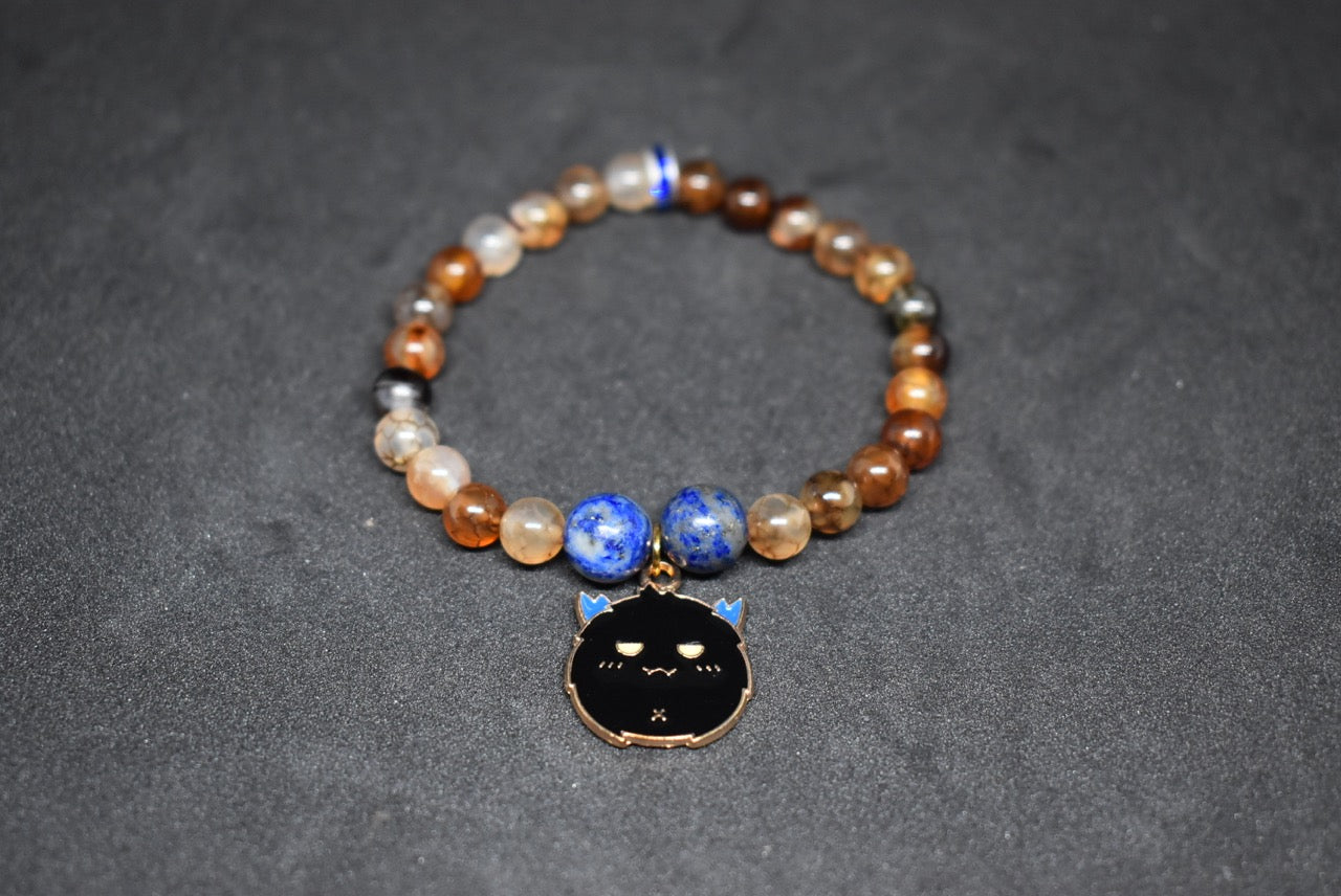 Dragons Collection – Lapis Lazuli, Dragon Veins Agate & Red Jasper