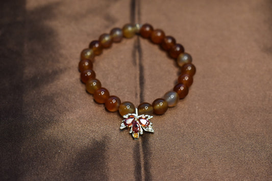 Maple Red Agate Bracelet