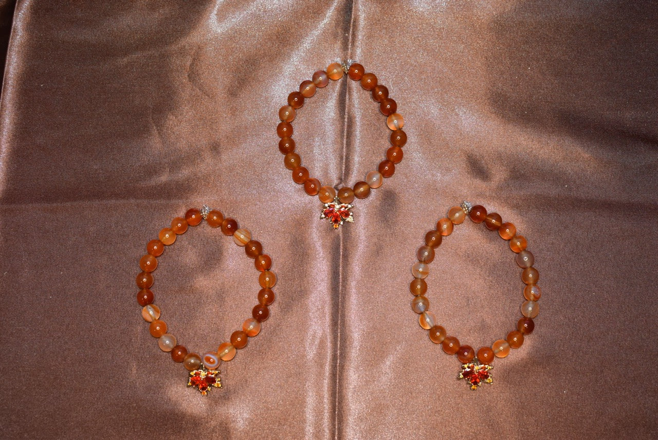Maple Red Agate Bracelet